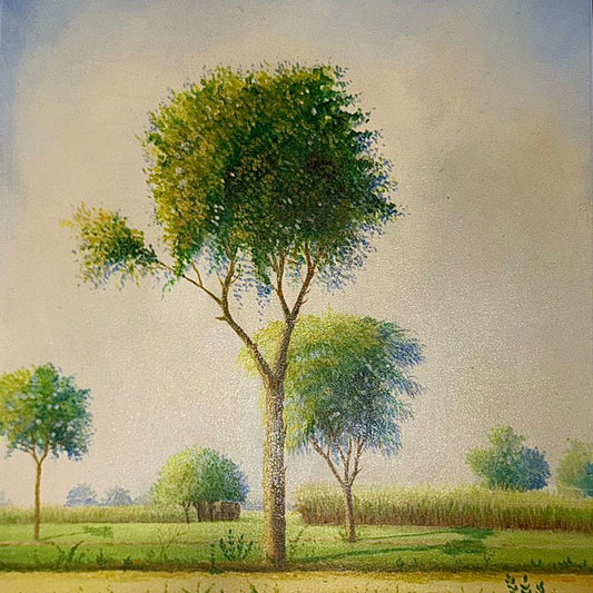 Serene Landscape Oil Painting