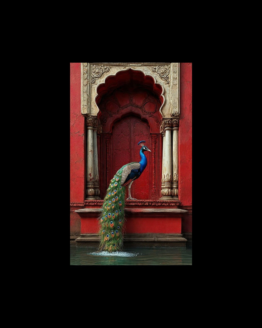 Royal Watch: Peacock at the Red Arch