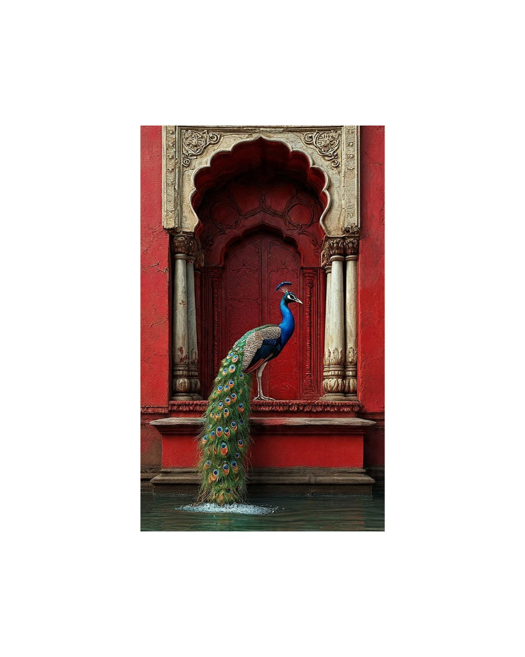 Royal Watch: Peacock at the Red Arch