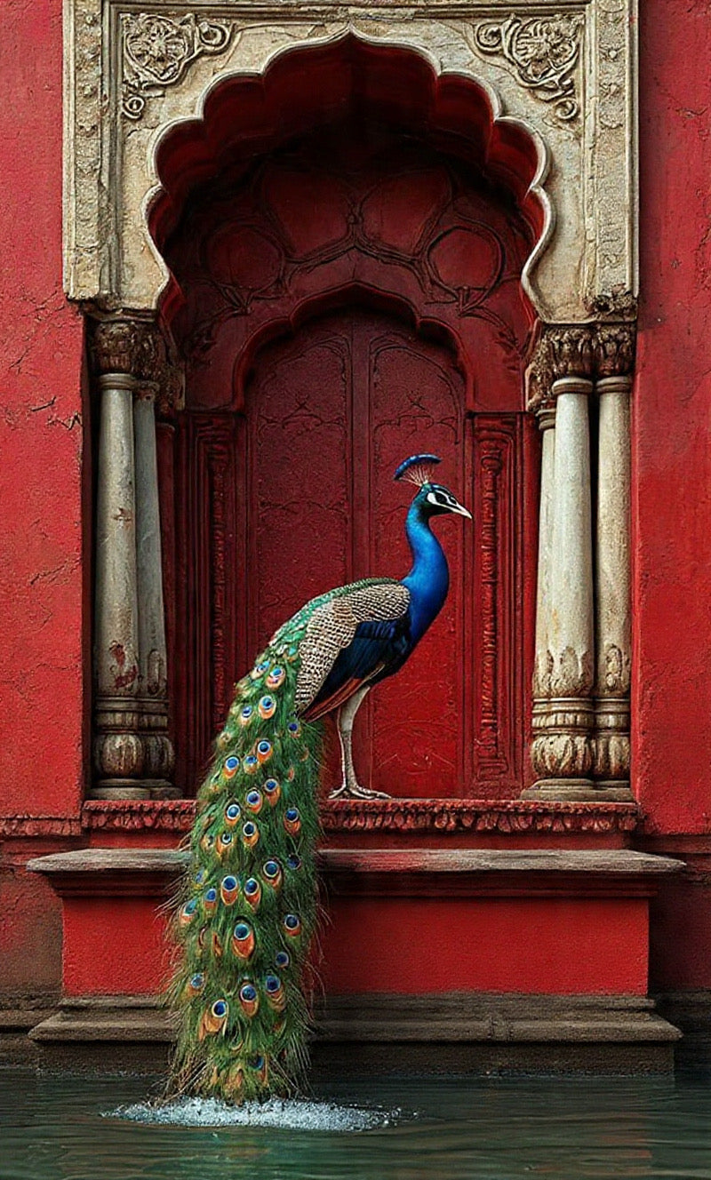 Royal Watch: Peacock at the Red Arch
