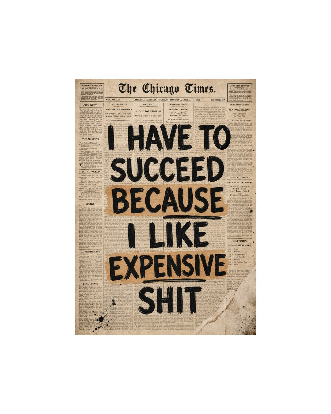 Expensive Taste Motivation