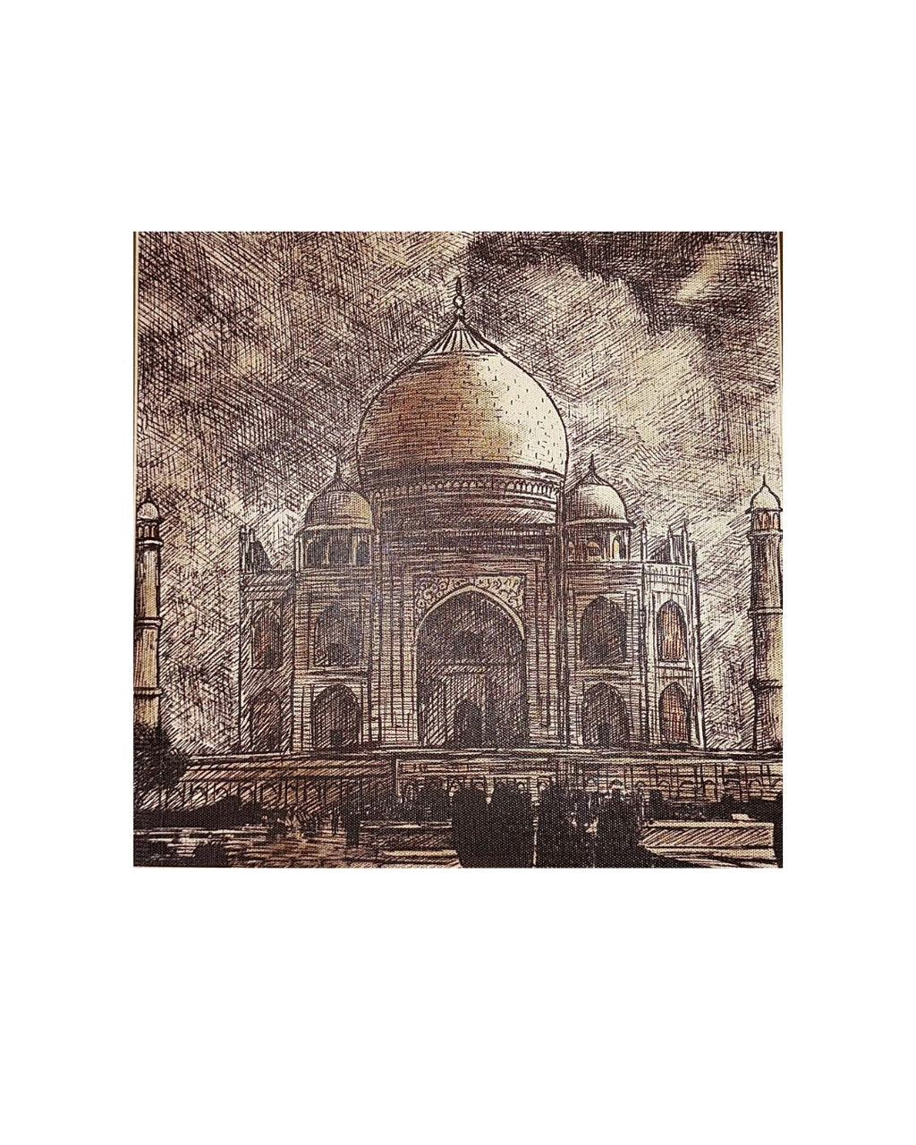 Taj in Sepia Lines