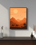 Desert Caravan at Dusk