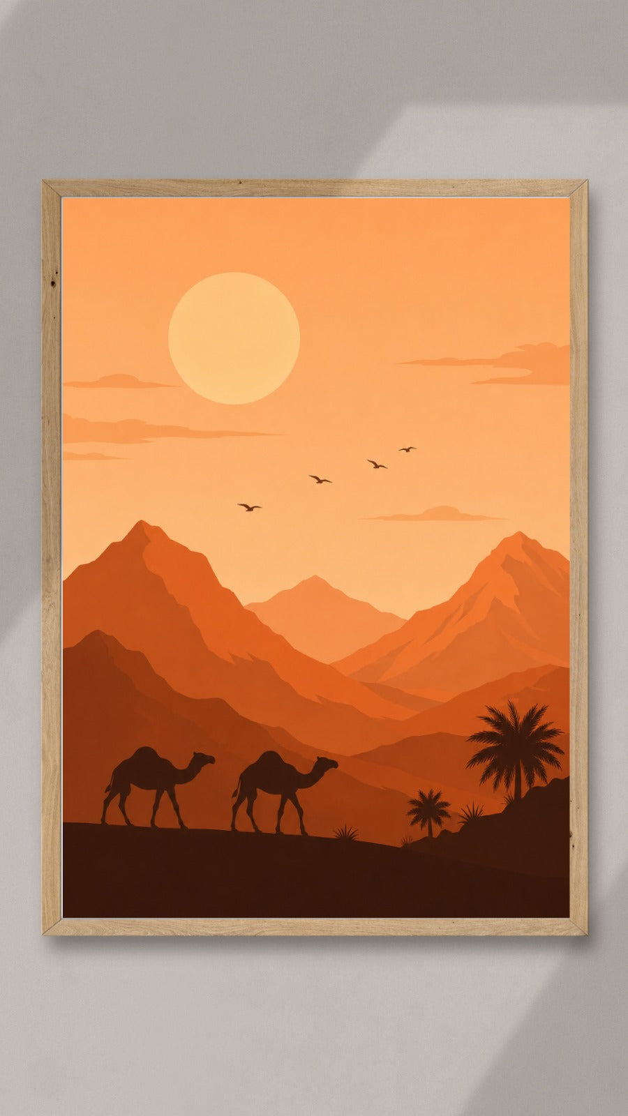 Desert Caravan at Dusk