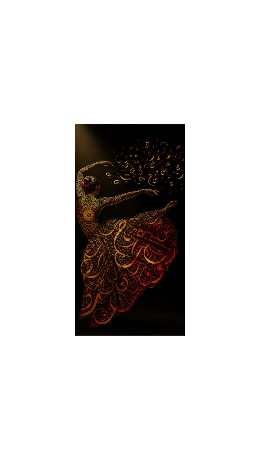 Whirling Calligraphy Dancer