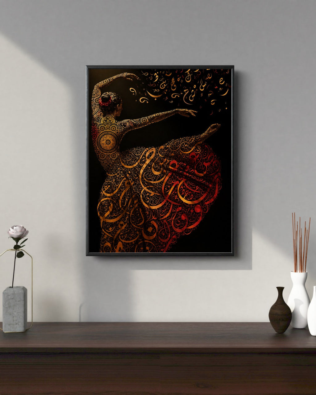 Whirling Calligraphy Dancer
