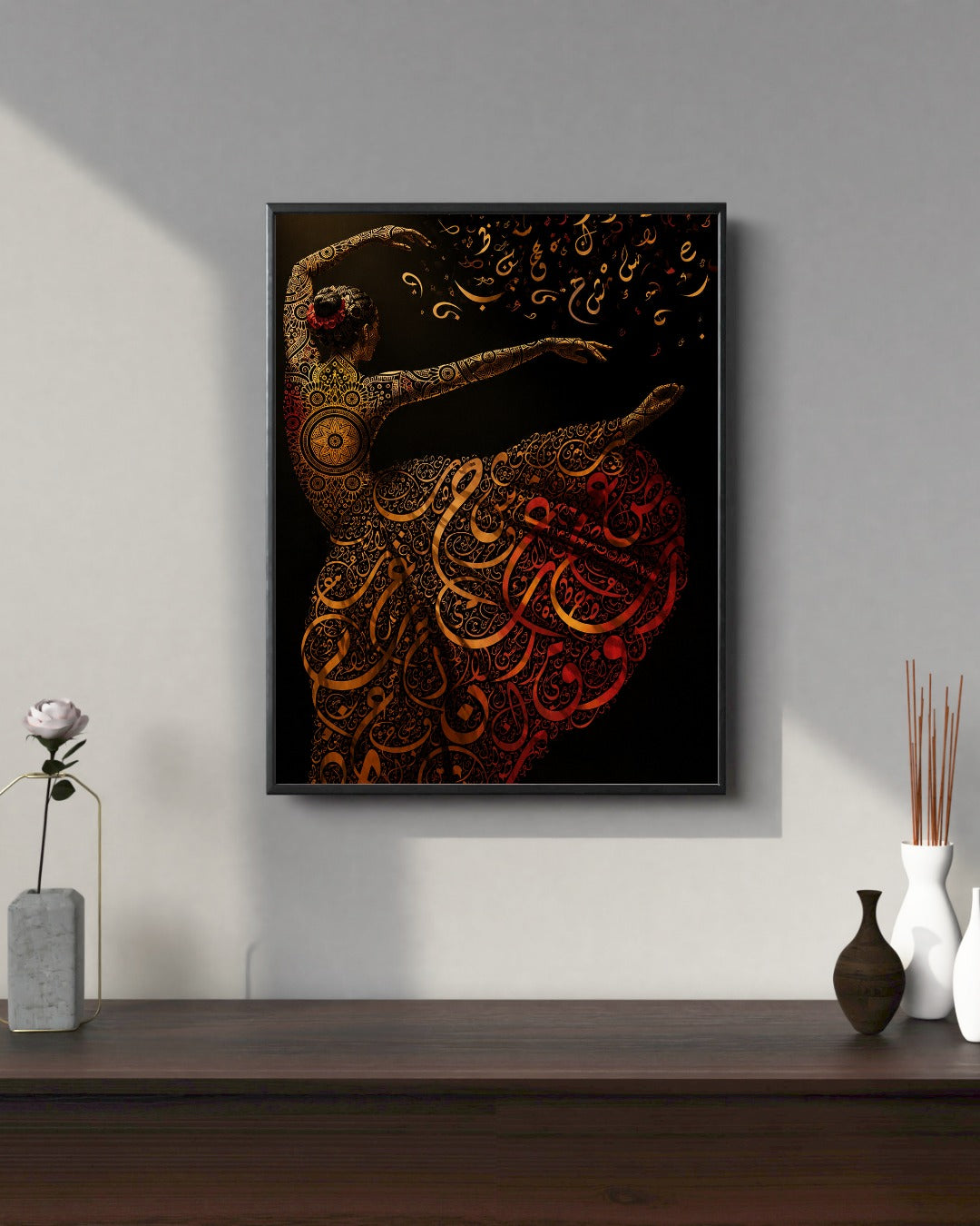 Whirling Calligraphy Dancer