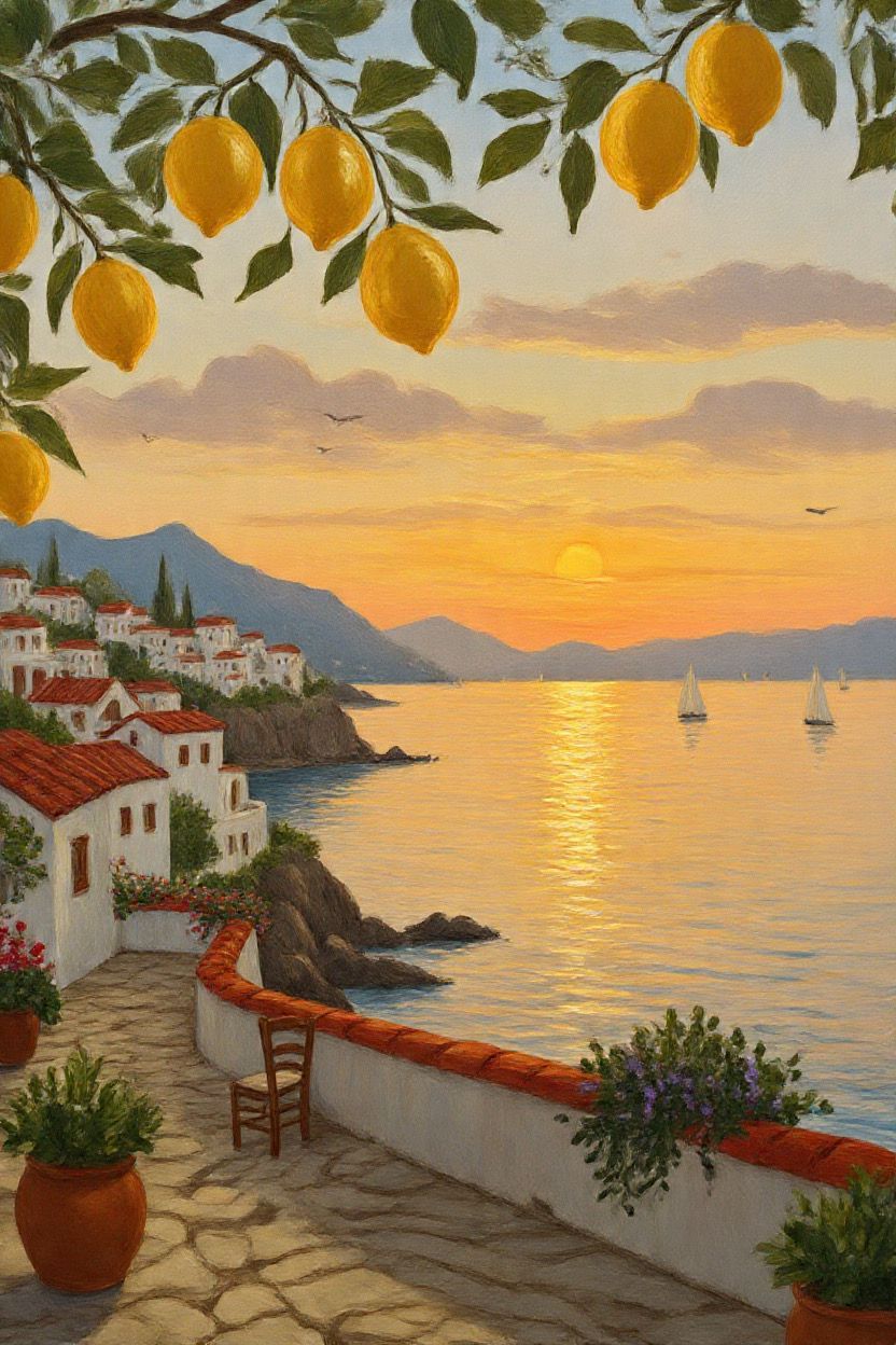 Lemon Terrace at Sunset